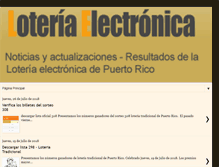 Tablet Screenshot of loteriaelectronicapr.net